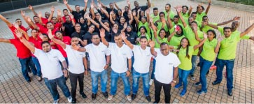 Rewardians at a team kickoff event